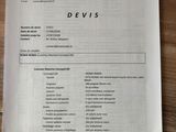 a close up of a paper with a list of various items on it
