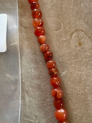 Sautoir en perles d'agate