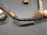 three different types of tools on display on a table