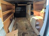 a view of the inside of a van that is being remodeled