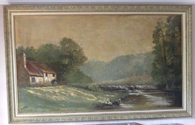 André PALY (Saint-Pierre-des-Nids, 1889 - 1979, Peintre de l…