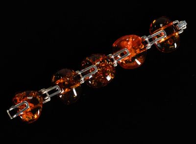 Bracelet Moderniste Ambre. Bracelet Moderniste en argent 925…