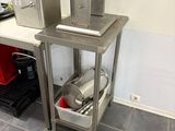 an image of a commercial kitchen with stainless steel appliances