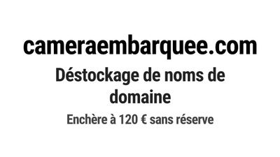 Nom de domaine cameraembarquee.