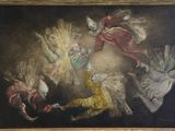 tableau représentant des anges et des démons au sein d'un cercle d'anges