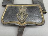 an image of a belt with a crown on it