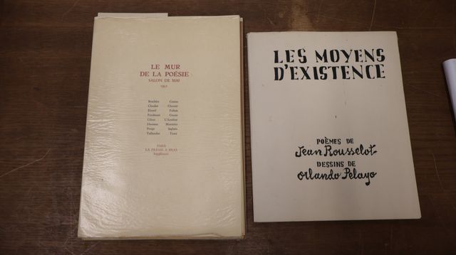 « Les moyens d’existence » poèmes de Jean Rousselet dessins Orlan...