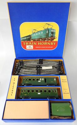 une image d'un train Hornby dans sa boîte