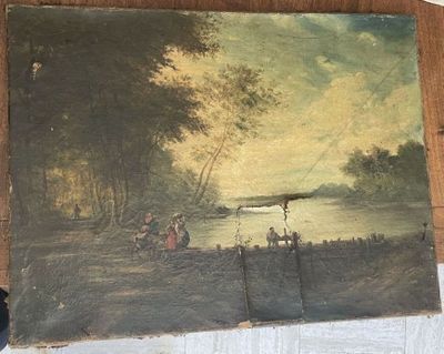 un tableau sur le mur d'une pièce où se trouve un tableau