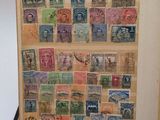 a book with a lot of stamps on it