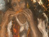 painting of a woman holding a baby in her arms