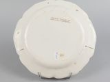 underside view of a plate showing the base of the plate
