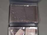 a wallet that has a card holder inside of it