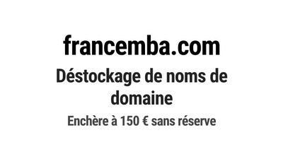 Nom de domaine francemba.com. Catégorie: Éducation et format…