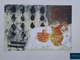 une image d'une image d'une peinture sur un mur