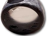a picture of a tire with a plastic wrap around it
