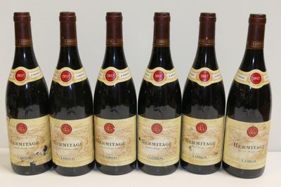 6 Btles Hermitage rouge 2017 Domaine Etienne Guigal étiquett…