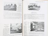 an open book with a picture of a house in it