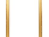 a gold frame on a white background with a white background