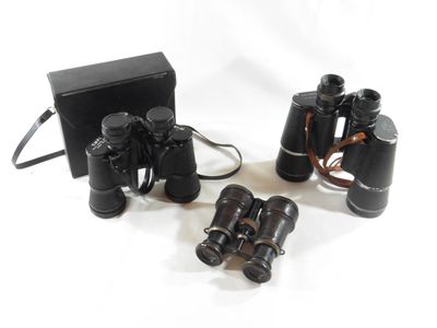 Lot de 3 Paires de Jumelles : Nemrod 7x50 ; Smpi 8x40 ; Chev…