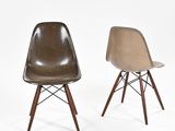 pair of mid century eames side chairs by charles eames for herman herman