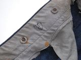 a close up of a jacket with buttons on it