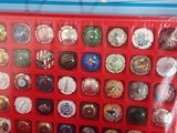a picture of a picture of a display of buttons
