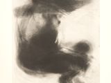 an image of a black and white drawing of a person on a skateboard