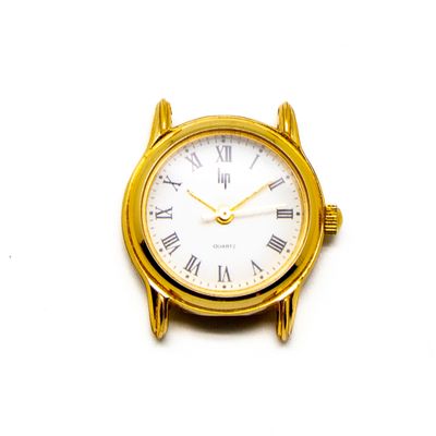 Cadran De Montre LIP Plat Doré 19 Mm - Neuf Sans Boîte