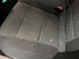 a seat in the back of a car that has been cleaned