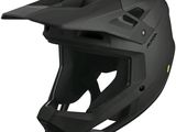 a close up of a black helmet on a white background
