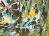 an image of a painting of a group of people riding horses
