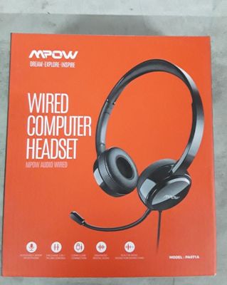 Casque d'ordinateur Filaire USB, MPOW PA071A, Microphone ant…
