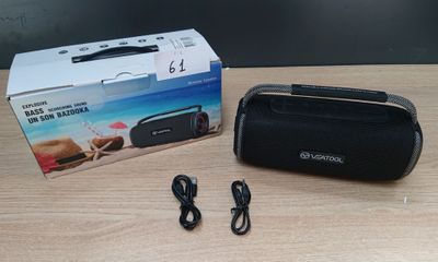 Enceinte portable VEATOOL, bluetooth avec basses (ref:61) -N…