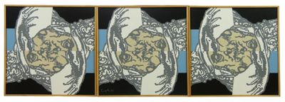 Serge GUILLOU (1932-2016). Stéréopeinture. N°267 Hybridation…