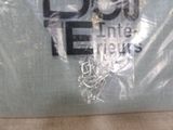 a plastic bag with a picture of a baseball player on it
