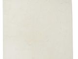 an old piece of paper with a torn corner on a white background