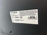 a close up of a label on a laptop