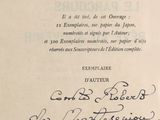 an old book with writing on it with a picture of a horse