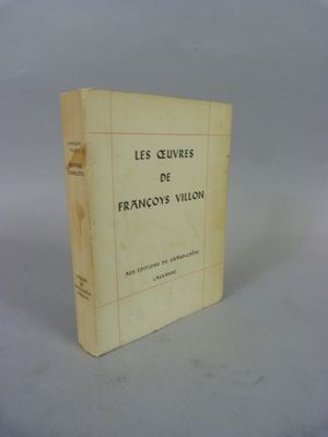 VILLON, François (GRADASSI). Les œuvres de François Villon.