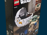 a box with a lego star wars set inside of it