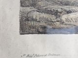 a picture of an old book with a picture of a river