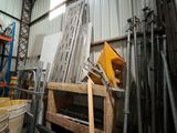 many different types of metal and wood in this warehouse