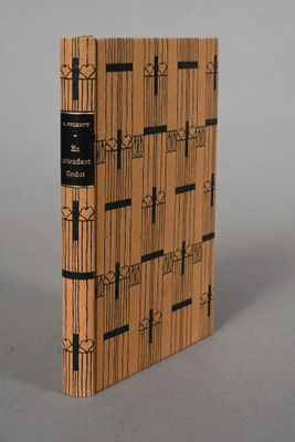 an image of a wooden book with a cross pattern on it