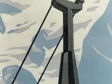 a picture of a ski lift going up the mountain