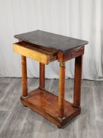 Console en noyer reposant sur deux colonnes à chapiteau en l… (photo 4)