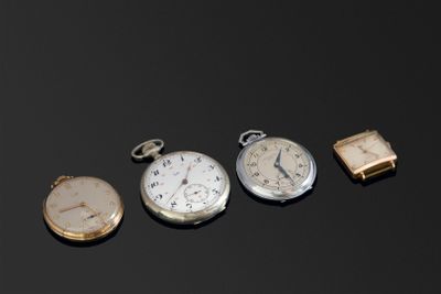 Trois montres Lip (dont une pour bracelet) et un chronomètre…