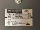 an image of a close up of a machine with a label on it