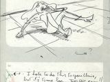sketches of a man on a skateboard and a drawing of a man on a skateboard