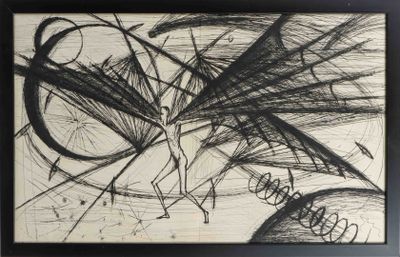 Bernard BUFFET (1928-1999) Voyages fantastiques - 1958 Point…